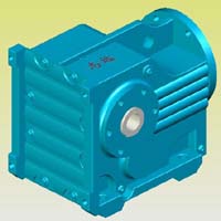 K系列螺旋錐齒輪減速機(jī)實(shí)體模型