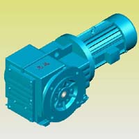 K系列螺旋錐齒輪減速機(jī)實(shí)體模型