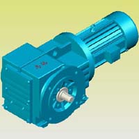 K系列螺旋錐齒輪減速機(jī)實(shí)體模型