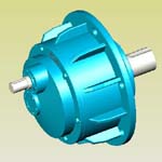 NGW單級(jí)行星齒輪減速機(jī)實(shí)體模型(JB/T6502-93派生系列)