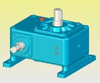 WHT型圓弧圓柱蝸桿減速機(jī)實(shí)體模型(JB2318—79)