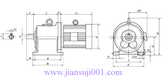 TY系列同軸式齒輪減速機(jī)(ZBJ19009-88)