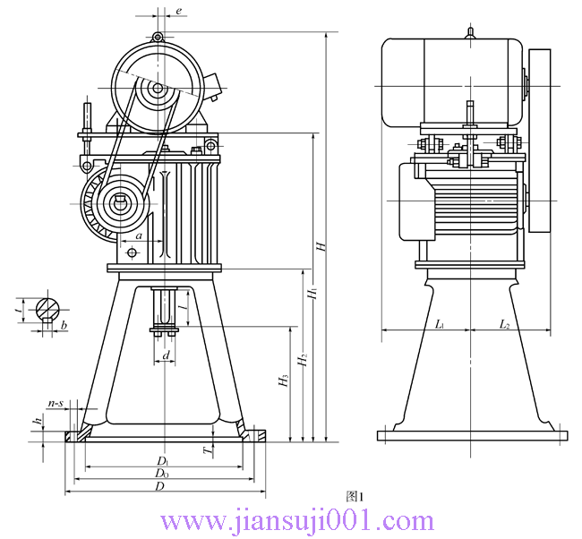LCW型立式圓弧圓柱蝸桿減速機(jī)
