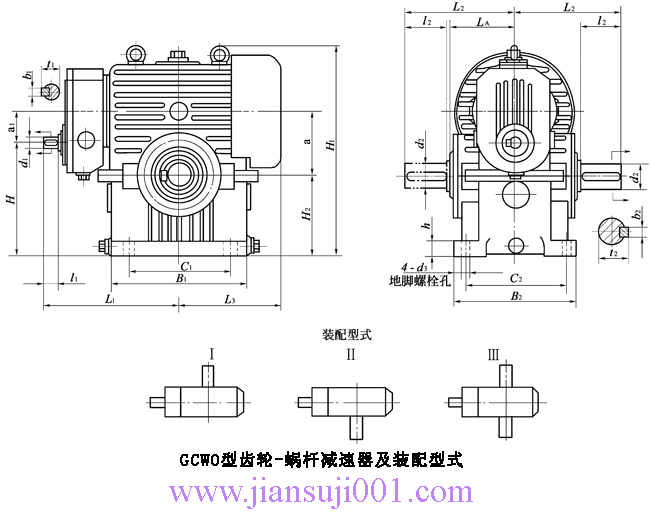 GCWO100GCWO125GCWO160GCWO200GCWO250͵ټ΁U΁݆֮ϵX݆-΁UpbʽcҪߴ磨JB/T7008-1993