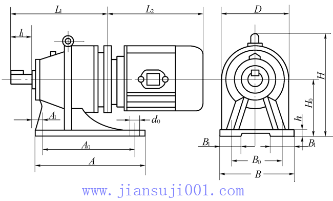 J型少齒差行星減速機(jī)