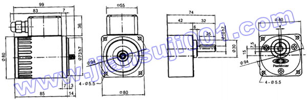 三相感應(yīng)馬達(dá)附接線盒
