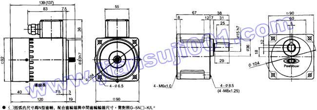 三相感應(yīng)馬達(dá)附接線盒