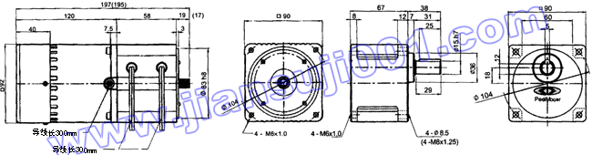 電磁離合制動感應(yīng)馬達
