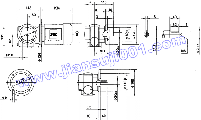 JRTS斜齒輪——蝸輪蝸桿減速電機(jī)