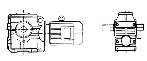 MN系列圓柱蝸桿減速機(jī)的結(jié)構(gòu)形式