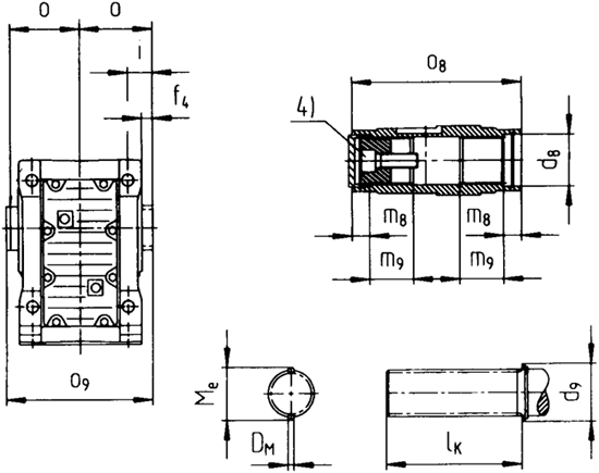 SK系列斜齒輪—蝸旋傘齒輪減速電機
